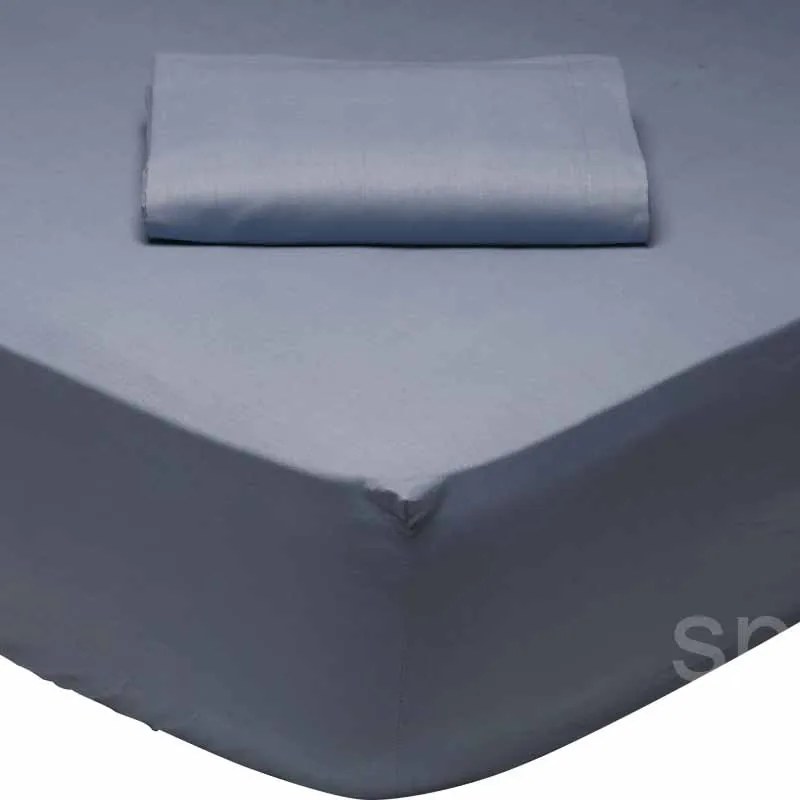 Σεντόνι Μονό Με Λάστιχο (100x200+35) Das Home Best Line Μπλε