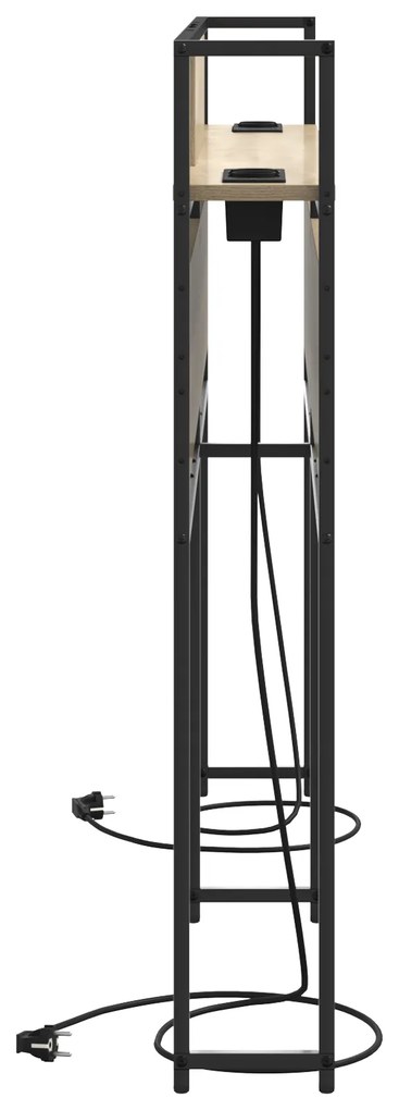 vidaXL Κεφαλάρι Αποθήκης Sonoma Δρυς 135 cm Επεξεργασμένο ξύλο
