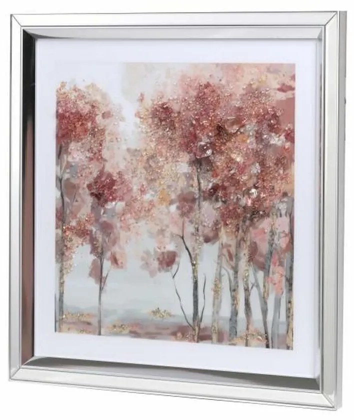 Πίνακας DKD Home Decor 69 x 2,5 x 69 cm Δέντρα Παραδοσιακά (x2)