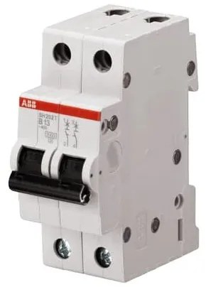 Αυτόματη Ασφάλεια SH202T-B10 Γκρι 10A Καμπύλη B 3kA SH200T 70316 ABB 70316