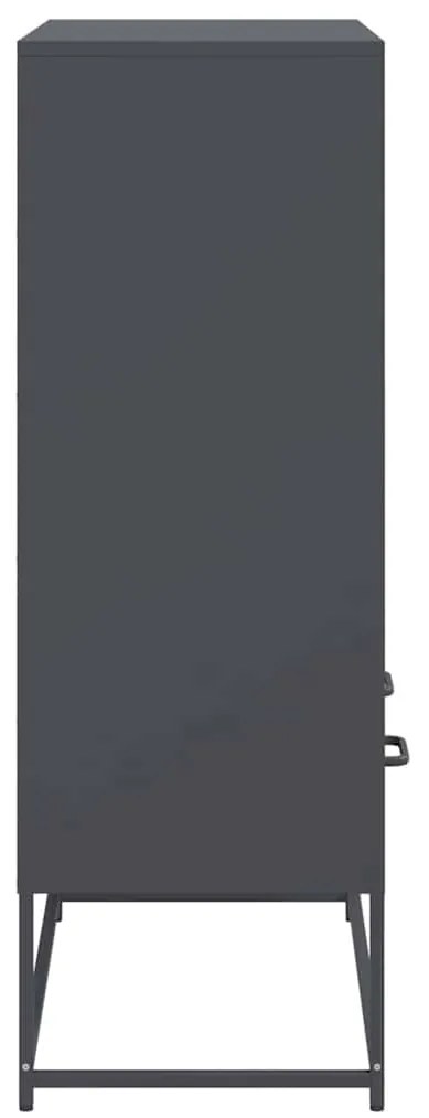 vidaXL Ντουλάπι Ανθρακί 68x39x111,5 εκ. από Χάλυβα