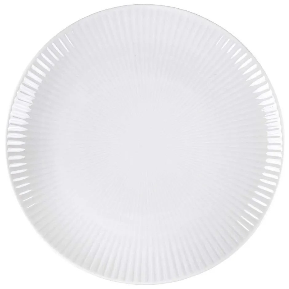 Πιάτο Στρογγυλό Ρηχό Πορσελάνινο PR00100527 27cm White Oriana Ferelli® Πορσελάνη