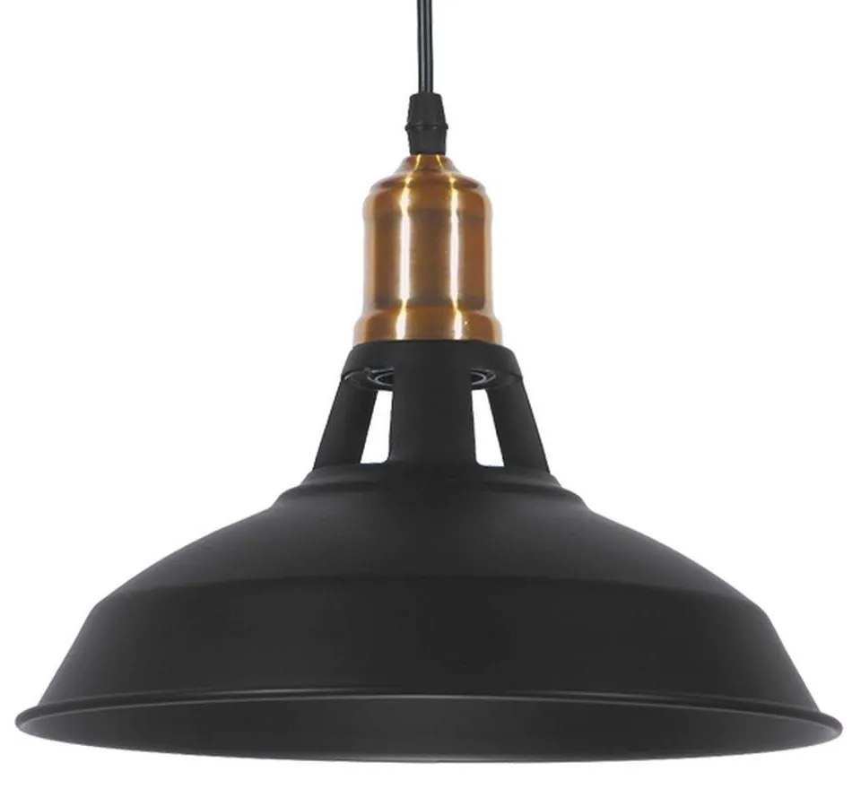 Φωτιστικό Οροφής Aner Black 01073 GloboStar Metal