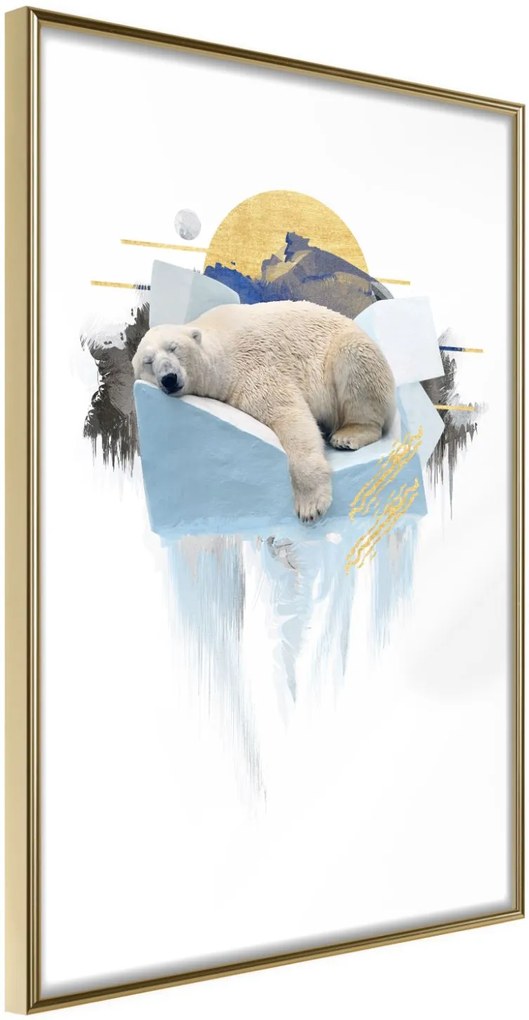 Αφίσα - King of the Arctic - 40x60 - Χρυσό - Χωρίς πασπαρτού