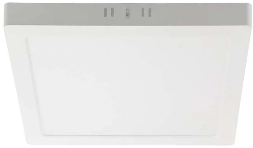 Φωτιστικό Οροφής LED Mini Backlit 24W 2500lm 360° IP20 Τετράγωνο Θερμό Λευκό Άσπρο 10514 VTAC-10514-Λευκό 10514