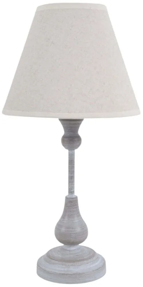 Φωτιστικό Επιτραπέζιο 845484 19x19x37cm E14 40W Antique Grey-Beige Ankor