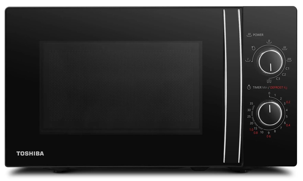 Toshiba MW-MG20P(BK) Φούρνος Μικροκυμάτων με Grill 20lt Μαύρος