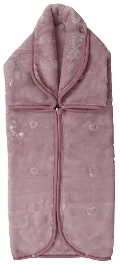 Υπνόσακος Κουβέρτα Βελουτέ (80x110) Anna Riska Bear Blush Pink