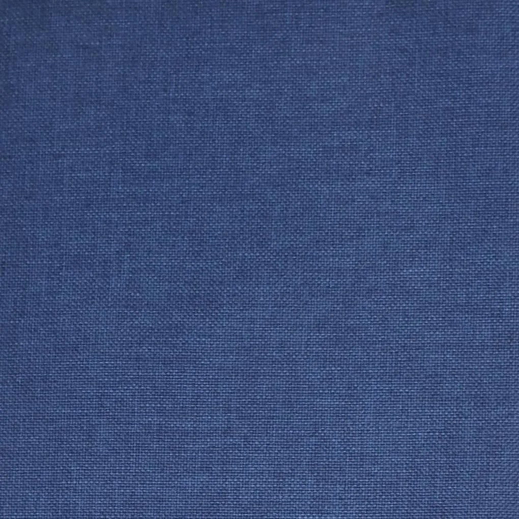 Πολυθρόνα Κουνιστή Μπλε Υφασμάτινη με Σκαμπό - Μπλε