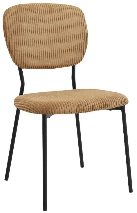 Σετ τραπεζαρία 5τμχ Roger - Kevin Megapap Mdf - ύφασμα χρώμα μαύρο εφέ μαρμάρου - μουσταρδί 120x70x75εκ.