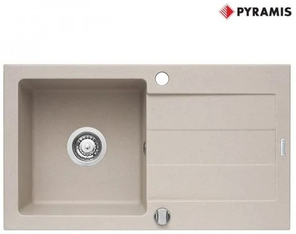 Pyramis Νεροχύτης Pyragranite Sparta  (76x44) 1B 1D beige - (070160601)