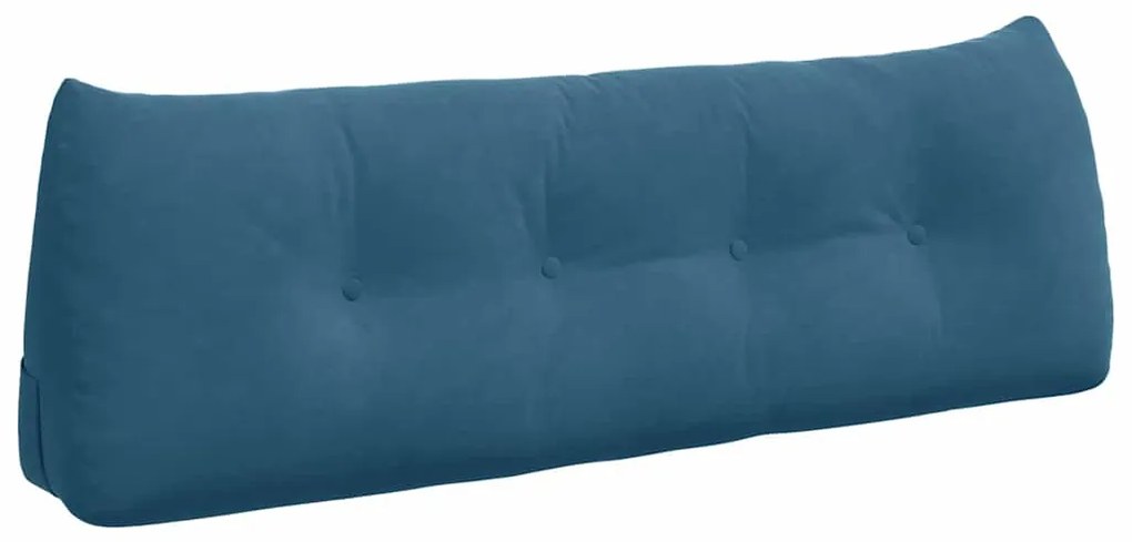 vidaXL Μαξιλάρι Πλάτης Μπλε 140 x 24 x 50 εκ Βελούδο
