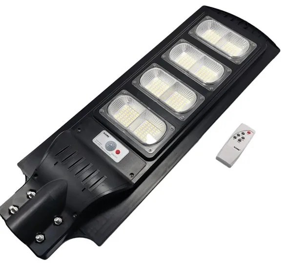 Led Αδιάβροχο Ηλιακό Επιτοίχιο Φωτιστικό 200W 25600LM με Αισθητήρα Κίνησης, Φωτοκύτταρο και Τηλεχειριστήριο Rixme RZ-0085A-200W