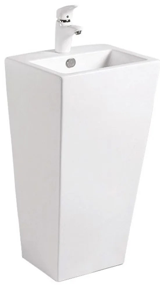 Νιπτήρας Επιδαπέδιος Marais G-303 44x38x83cm White Karag Πορσελάνη