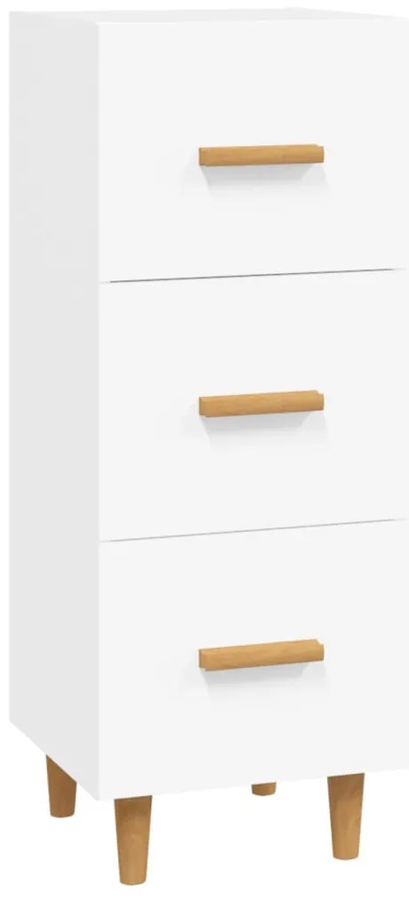 vidaXL Ντουλάπι Λευκό 34,5 x 34 x 90 εκ. από Επεξεργασμένο Ξύλο