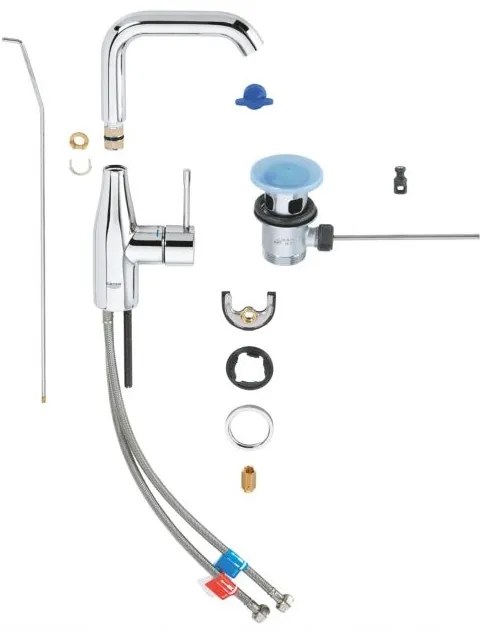 Μπαταρία νιπτήρα Grohe Essence New L-size-Anthraki Mat