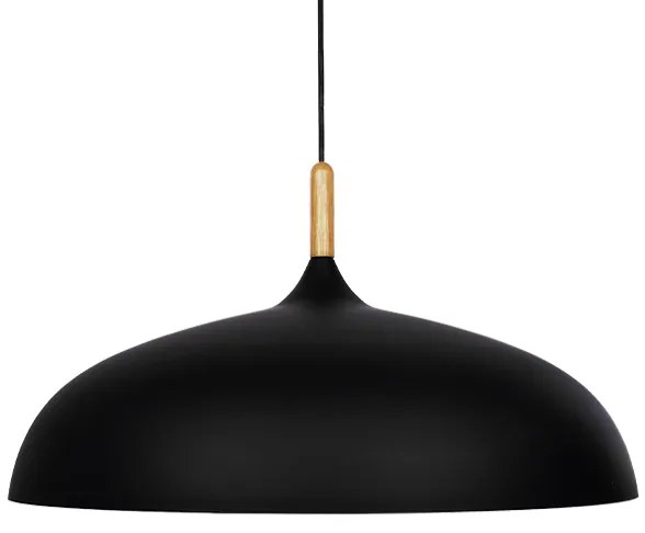 01259 GloboStar® GLOBOSTAR® VALLETE 01259 Μοντέρνο Κρεμαστό Φωτιστικό Οροφής με Ντουί 1 x E27 AC 220-240V IP20 - Μαύρο &amp; Μπεζ - Μ60 x Π60 x Υ35cm