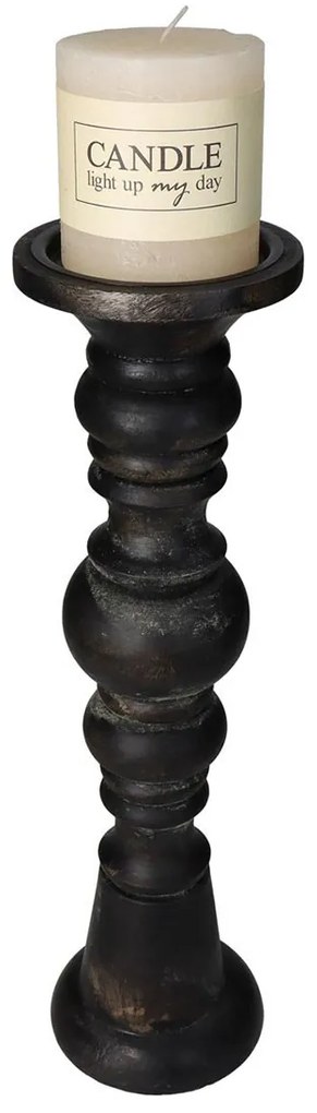 Κηροπήγιο (Φ10x38) Arte Libre Μαύρο 5154309
