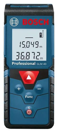 Μετρητής Αποστάσεων Λέιζερ Bosch GLM 40 0601072900