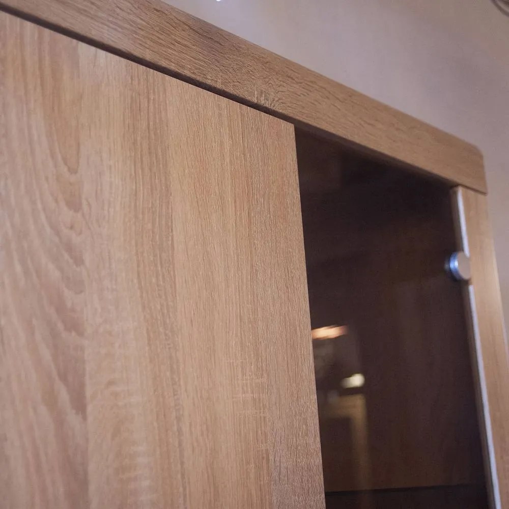 Σύνθεση Τηλεόρασης DAMIS Sonoma με MDF λεπτομέρειες 237.5x45x210εκ - TO-DAMISSET2 - TO-DAMISSET2