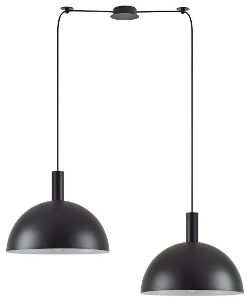 Κρεμαστό Φωτιστικό Οροφής 2xE27 Μαύρο Adept Tube 77-8500 Homelighting-77-8500-Μαύρο 77-8500