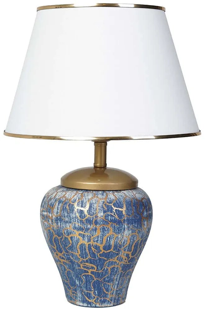 Φωτιστικό Επιτραπέζιο 687HMY2159 30x50cm E27 40W Multi-Blue Opviq