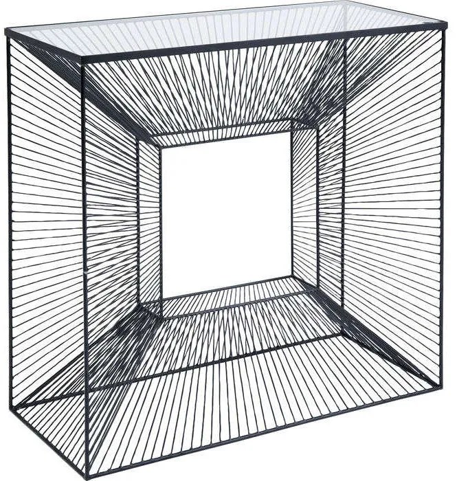 Κονσόλα Dimension Μαύρη 81x35.5 εκ. 81x35.5x81εκ - Μαύρο