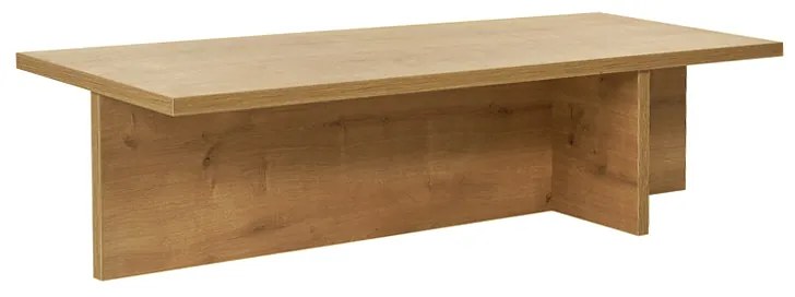 Τραπεζάκι σαλονιού Harbor Megapap χρώμα sapphire oak 120x45x30εκ.