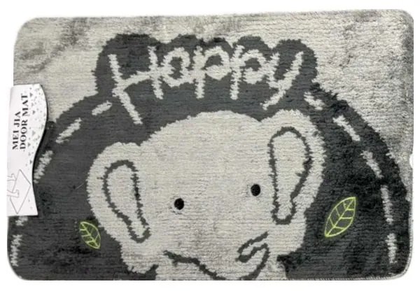 Πατάκι μπάνιου 50x80cm  Γκρι Elephant