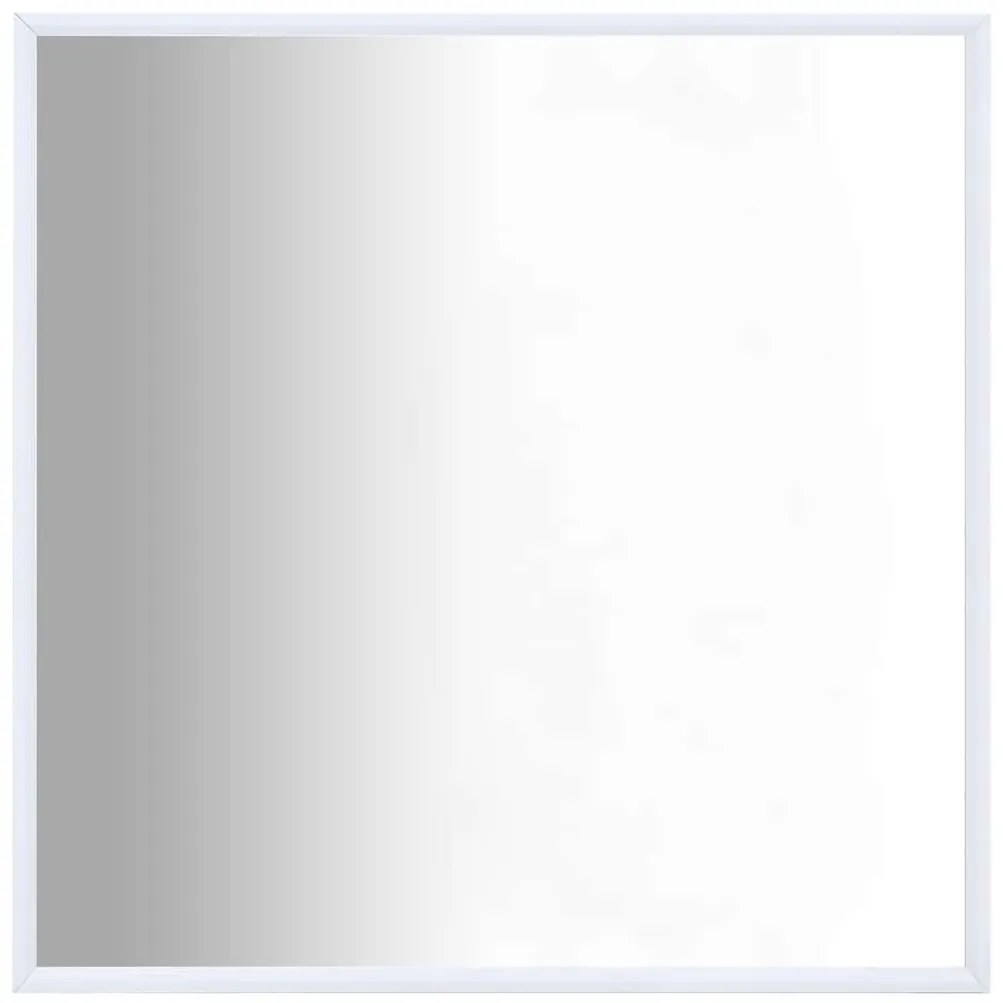vidaXL Καθρέφτης Λευκός 60 x 60 εκ.