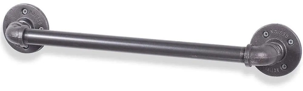Κρεμάστρα Πετσέτας 792EVL2640 47x7x7cm Grey Hanah Home Μέταλλο