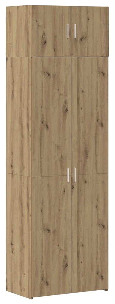 vidaXL Ντουλάπα Αποθήκευσης Ξύλο Δρυός 70x42.5x225 εκ. Επεξεργασμένο Ξύλο