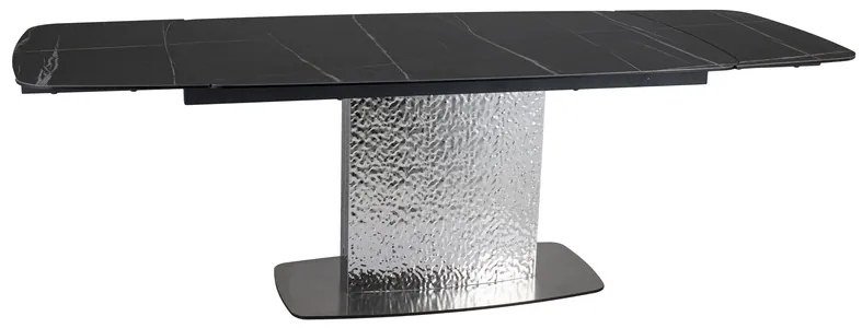 STÓŁ MONCLER CERAMIC CZARNY SAHARA NOIR / CZARNY MAT (160-240)X90