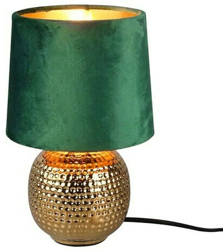 Φωτιστικό Επιτραπέζιο Sophia R50821015 1xE14 40W Φ16cm 26cm Green RL Lighting Ceramic,Fabric