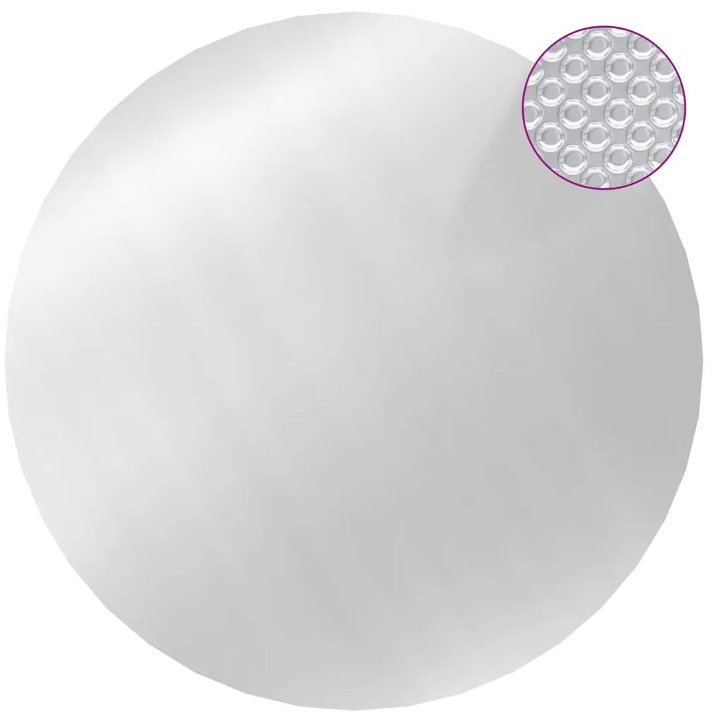 vidaXL Κάλυμμα Πισίνας Ασημί 455 εκ. από Πολυαιθυλένιο