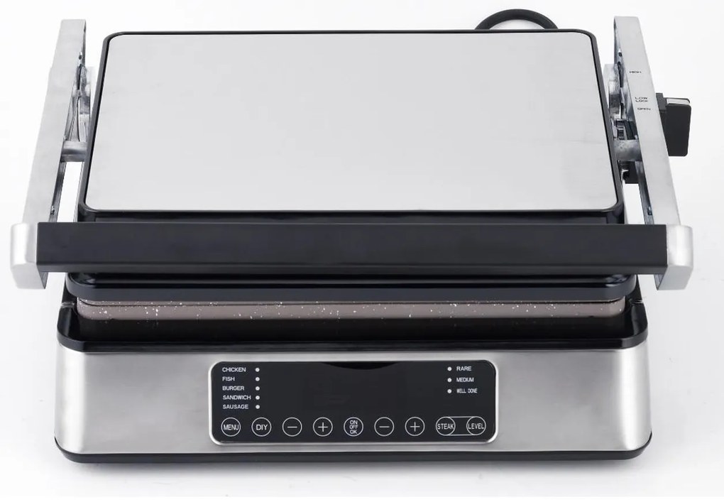 Finlux FDG-22MX Τοστιέρα Γκριλιέρα 2200W, Inox