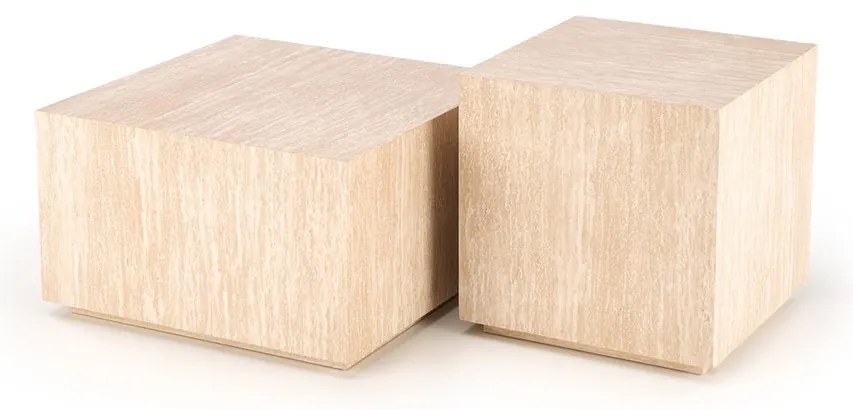 Uni 2 Τραπεζακι Σαλονιου Γκρι Μαρμαρο 120x60x45