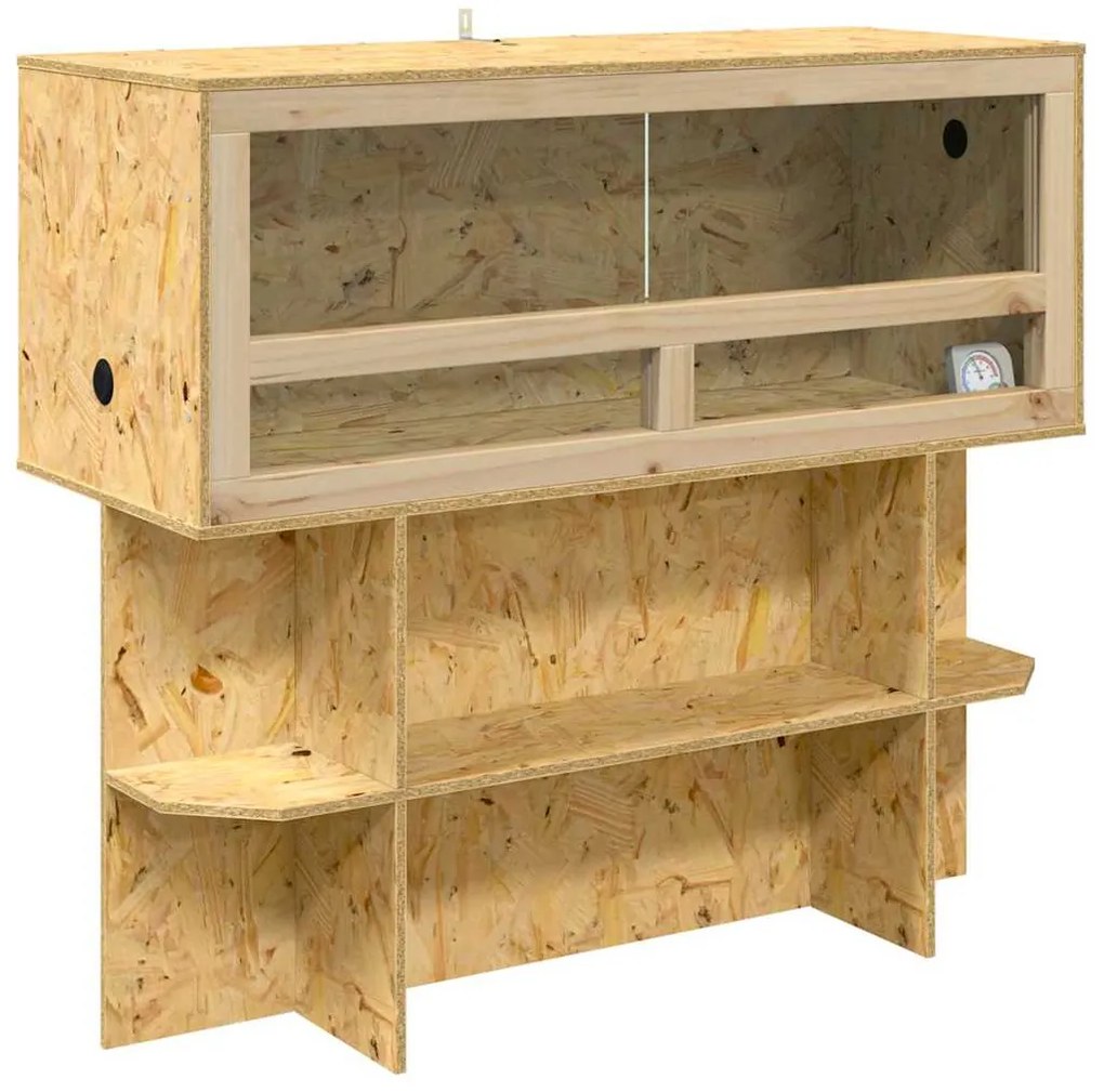 vidaXL Terrarium Καφέ 100 x 40 x 90 cm OSB