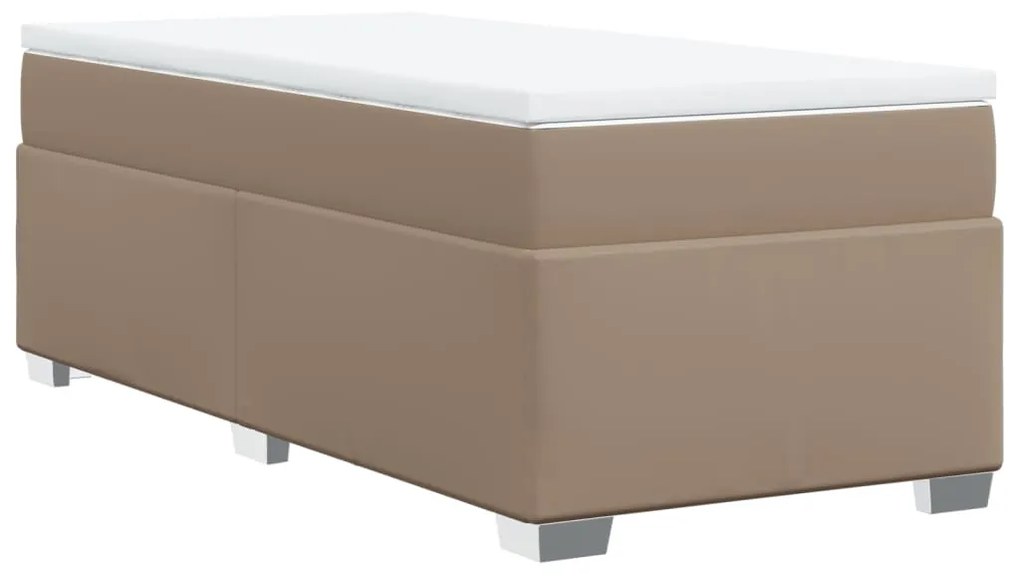 ΚΡΕΒΑΤΙ BOXSPRING ΜΕ ΣΤΡΩΜΑ ΚΑΠΟΥΤΣΙΝΟ 90X190ΕΚ.ΑΠΟ ΣΥΝΘ. ΔΕΡΜΑ 3285192