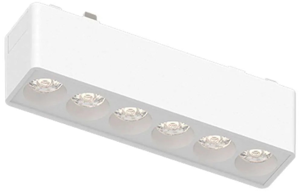 Γραμμικό Φωτιστικό Μαγνητικής Ράγας Ultra-Thin T02801-WH 12,2x2,6x2,4cm Led 480lm 6W 3000K White Inlight