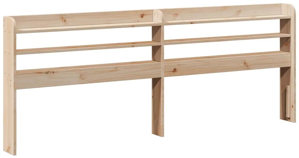vidaXL Πλαίσιο Κρεβατιού με Κεφαλάρι 180x200 εκ. από Μασίφ Ξύλο Πεύκου