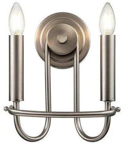 Απλίκα Φωτιστικό Τοίχου 2xE14 Capitol Hill Elstead Lighting-KL-CAPITOL-HILL2-BN-Νίκελ Ματ KL-CAPITOL-HILL2-BN