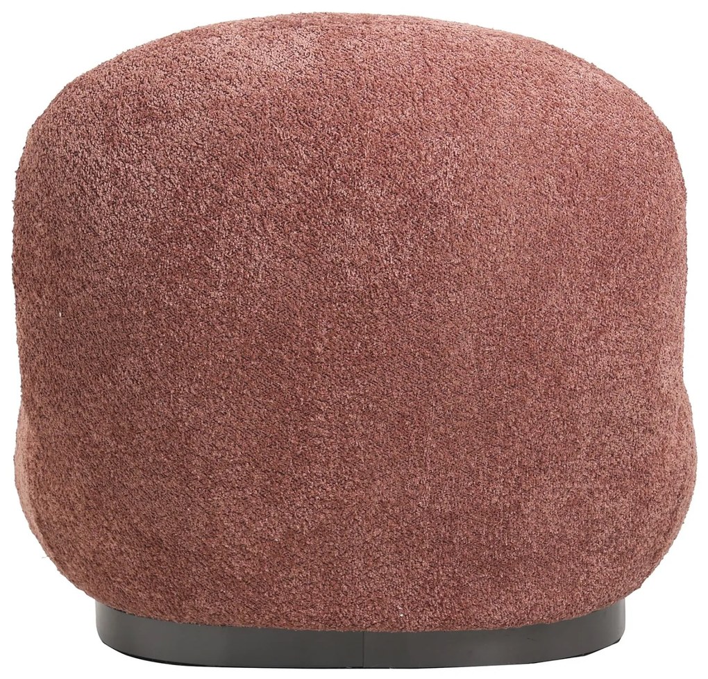 Πολυθρόνα BEANY C9591.02 Ροζ Μπουκλέ Ύφασμα 85x82x77Υ εκ. 85x82x77 εκ.