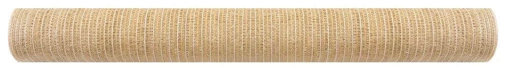 vidaXL Δίχτυ Σκίασης Μπεζ 1,5 x 25 μ. από HDPE 150 γρ./μ²