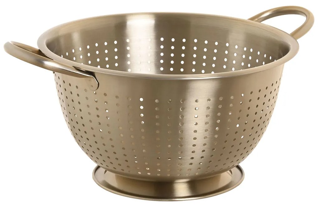 Drainer Home ESPRIT Χρυσό Ανοξείδωτο ατσάλι Αλουμίνιο 24 x 24 x 19 cm