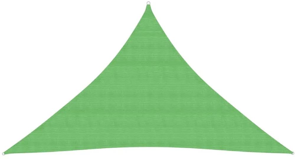 Πανί Σκίασης Ανοιχτό Πράσινο 5 x 5 x 6 μ. από HDPE 160 γρ./μ² - Πράσινο