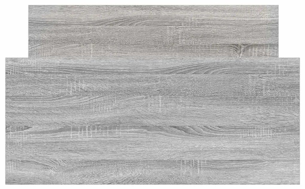 vidaXL Πλαίσιο Κρεβατιού Γκρι Sonoma 90x200 εκ. Επεξεργασμένο Ξύλο