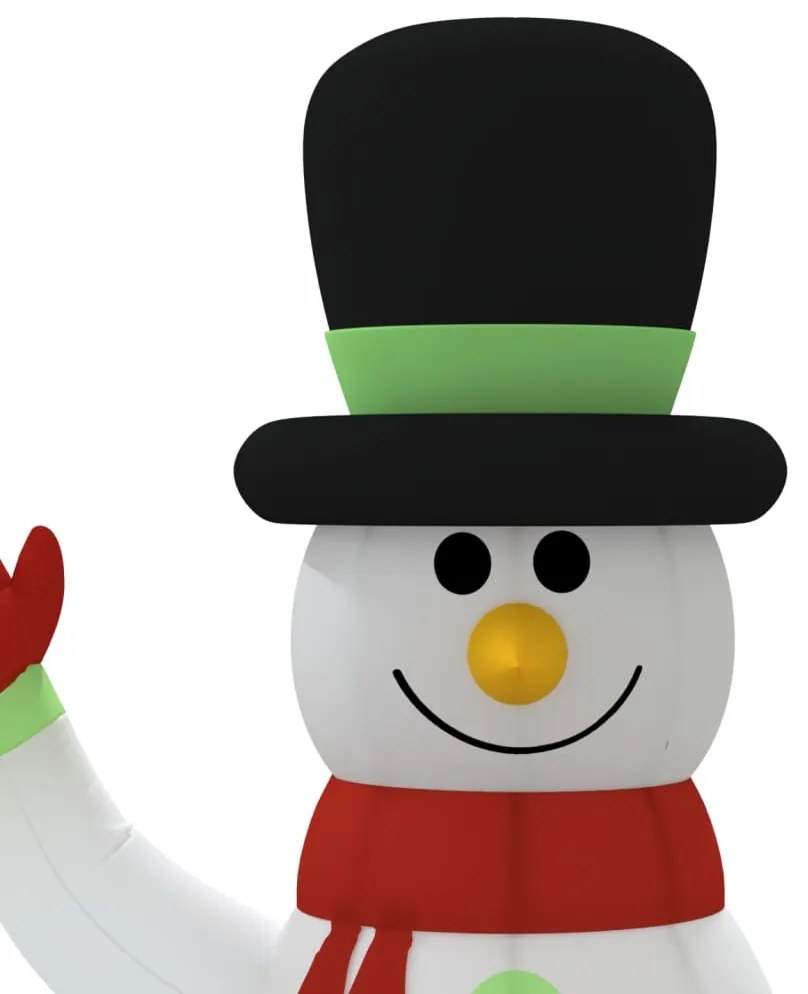 vidaXL Οικογένεια Φουσκωτών Χιονανθρώπων με LED 500 εκ.