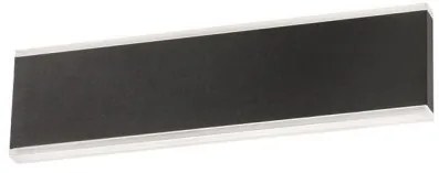 Απλίκα Φωτιστικό Τοίχου LED 8,5W Muur 2700K IP20 30,5x8 Fischer Honsel-30534-Μαύρο 30534