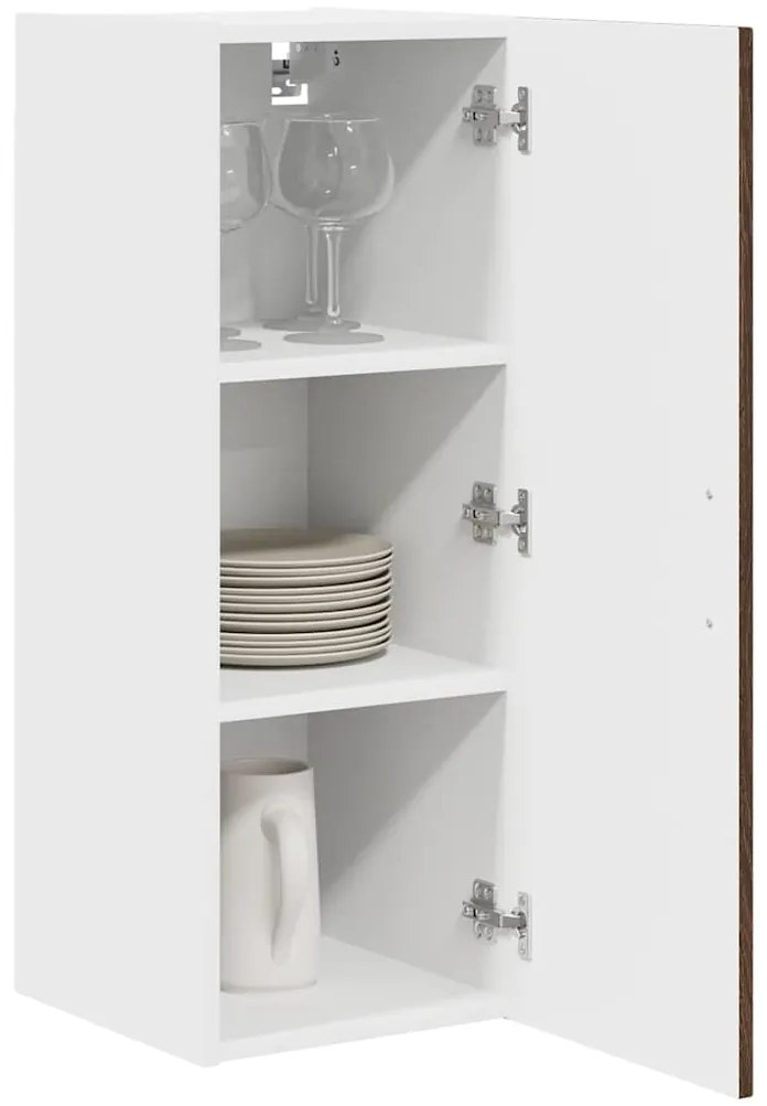 vidaXL Ντουλάπα Κουζίνας Kalmar 2 pcs Καφέ δρυς 30 x 31 x 80 εκ.